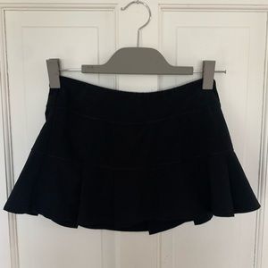 Prince black tennis skirt